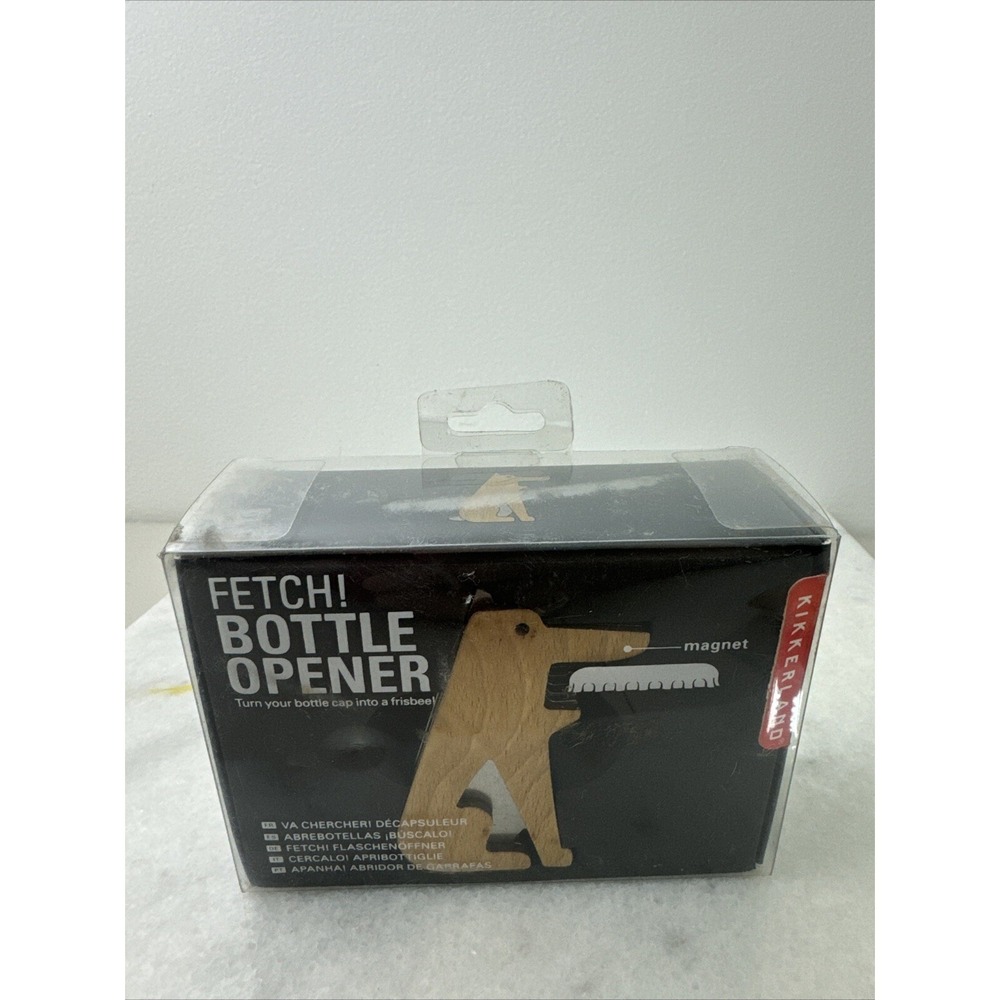 Kikkerland Fetch Bottle Opener Turn Your Bottle Cap into a Frisbee!